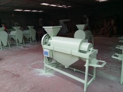  黑龙江小型水稻除尘机220v高粱抛光机可以定制